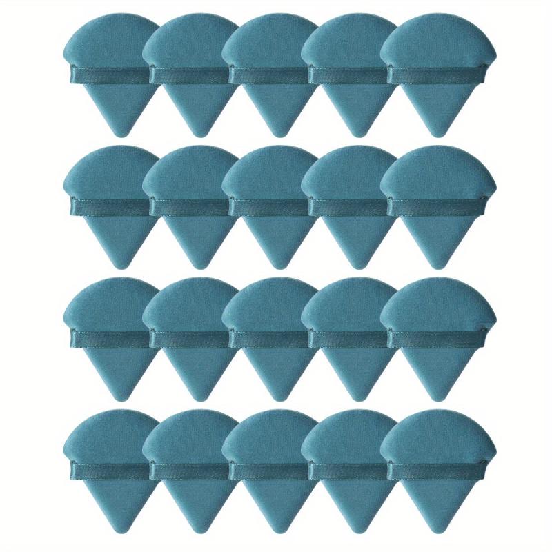 20pcs Triangle Powder Puff Loose Powder Puffs Makeup Puff For Face