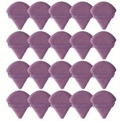 20pcs Triangle Powder Puff Loose Powder Puffs Makeup Puff For Face