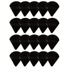 20pcs Triangle Powder Puff Loose Powder Puffs Makeup Puff For Face
