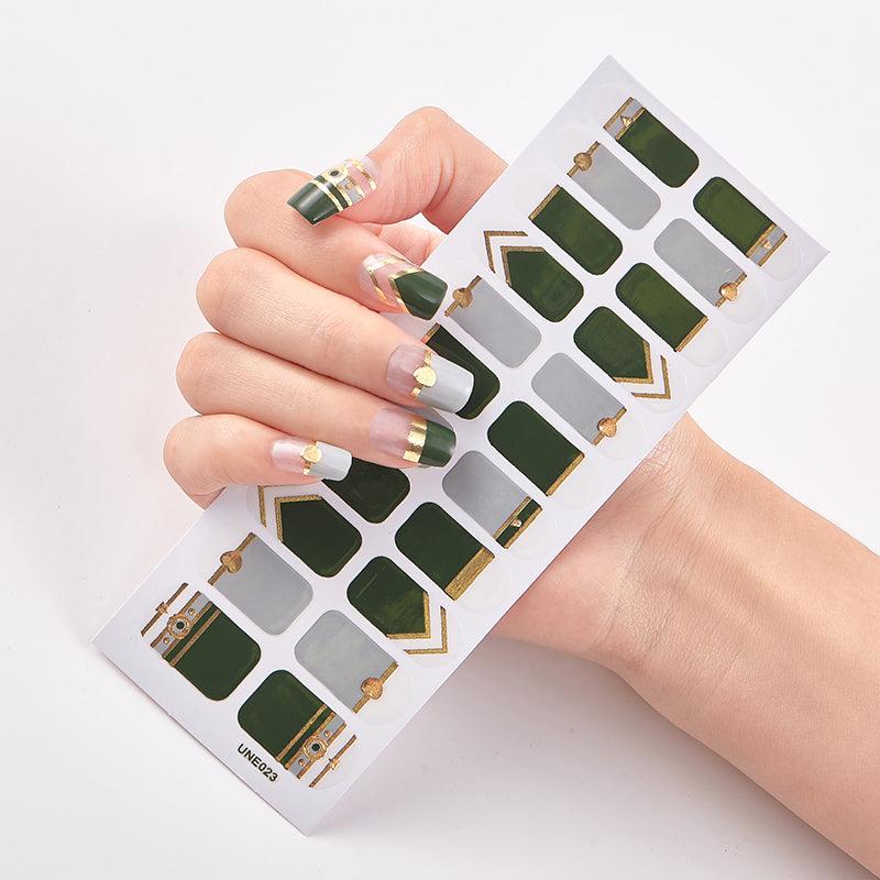 3D Self Adhesive Nail Polish Stickers Full Cover Manicure Stickers