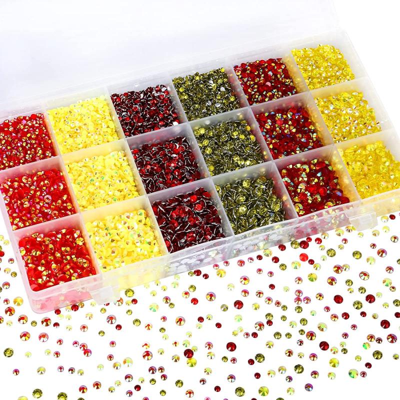 Mixed Flat Back Rhinestones Kit 3mm 4mm 5mm