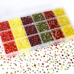 Mixed Flat Back Rhinestones Kit 3mm 4mm 5mm