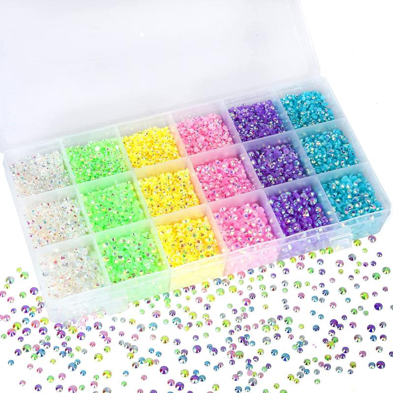 Mixed Flat Back Rhinestones Kit 3mm 4mm 5mm