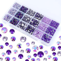 Mixed Flat Back Rhinestones Kit 3mm 4mm 5mm