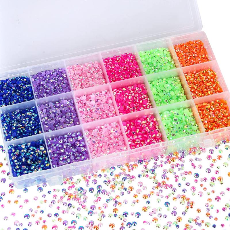 Mixed Flat Back Rhinestones Kit 3mm 4mm 5mm