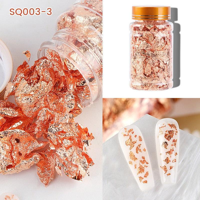 Irregular Flakes Nail Art Foil Paper DIY Stickers for Manicure Decorations