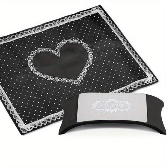 Foldable Washable Nail Art Silicone Hand Cushion Pillow for Manicure