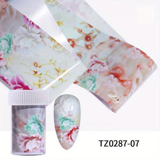 Marble Stained Nail Art Stickers for Women - Easy to Apply