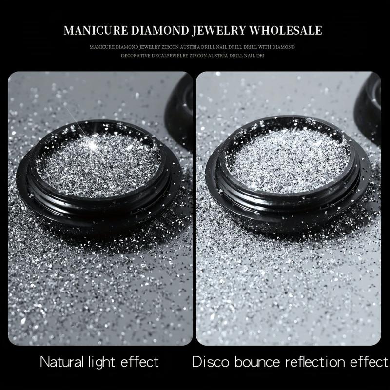 Reflective Nail Glitter Powder for Nail Art