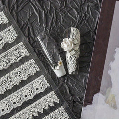 1 pc 5D Dream Lace Nail Art Stickers Embossed Relief Stick Tips DIY Nail
