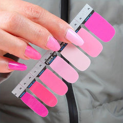 Colorful Adhesive Nail Wraps for Salon Nail Art at Home
