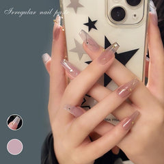 Irregular Line Nail Art Stickers - Self Adhesive Bronzing Decals