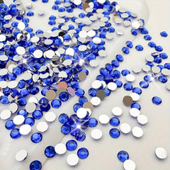 500pcs Resin Nail Art Rhinestones Round Gemstones for DIY
