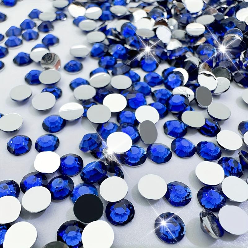 500pcs Resin Nail Art Rhinestones Round Gemstones for DIY