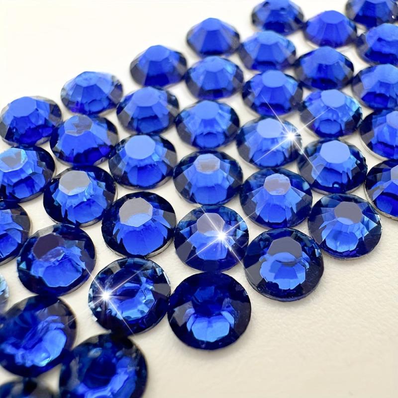 500pcs Resin Nail Art Rhinestones Round Gemstones for DIY