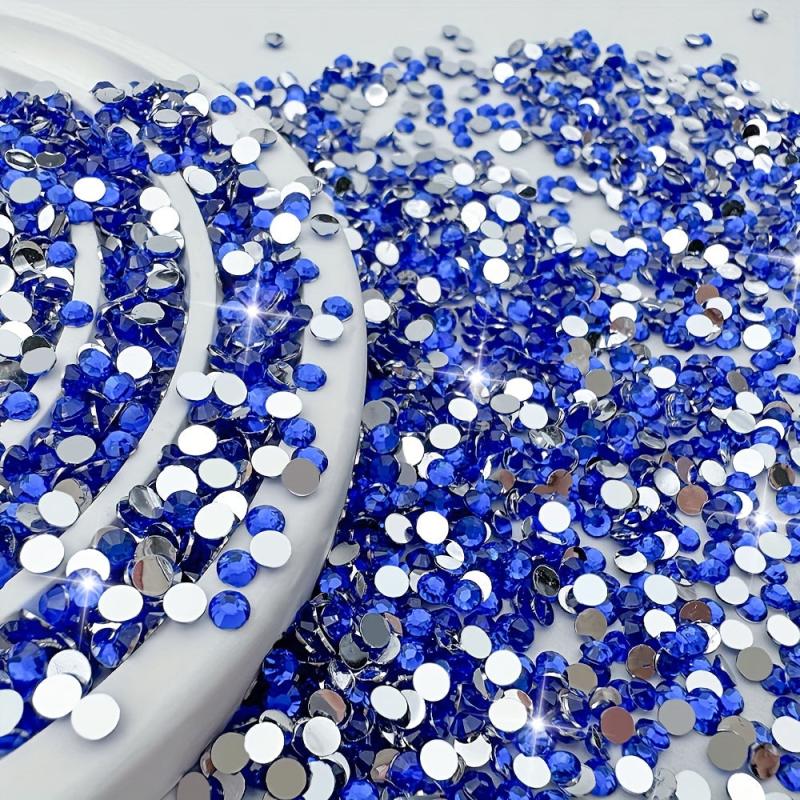 500pcs Resin Nail Art Rhinestones Round Gemstones for DIY