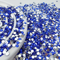 500pcs Resin Nail Art Rhinestones Round Gemstones for DIY