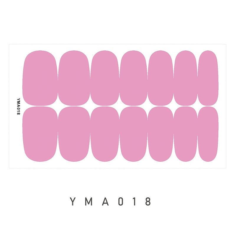 Solid Nail Stickers Full Wraps Nail Polish Stickers Self Ashesive Nail Stickers