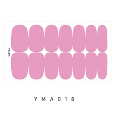 Solid Nail Stickers Full Wraps Nail Polish Stickers Self Ashesive Nail Stickers