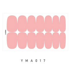 Solid Nail Stickers Full Wraps Nail Polish Stickers Self Ashesive Nail Stickers