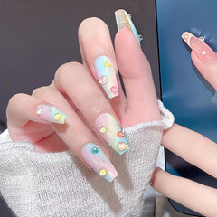 Iridescent Mermaid Resin Crystal Beads Nail Art Rhinestones