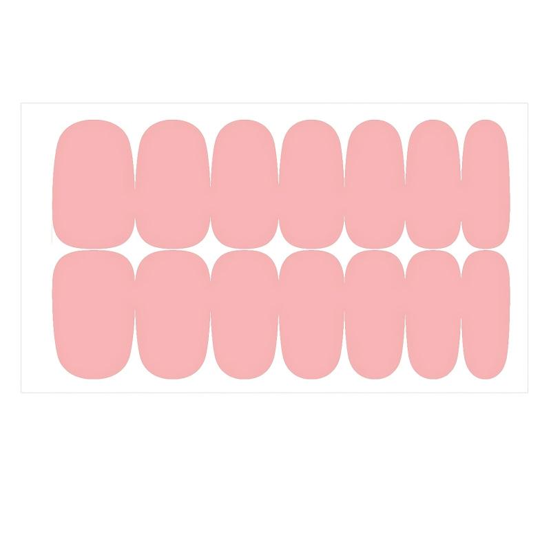 Spring Summer Nail Stickers For Women Sets Self Ashesive Solid Nail Sticker