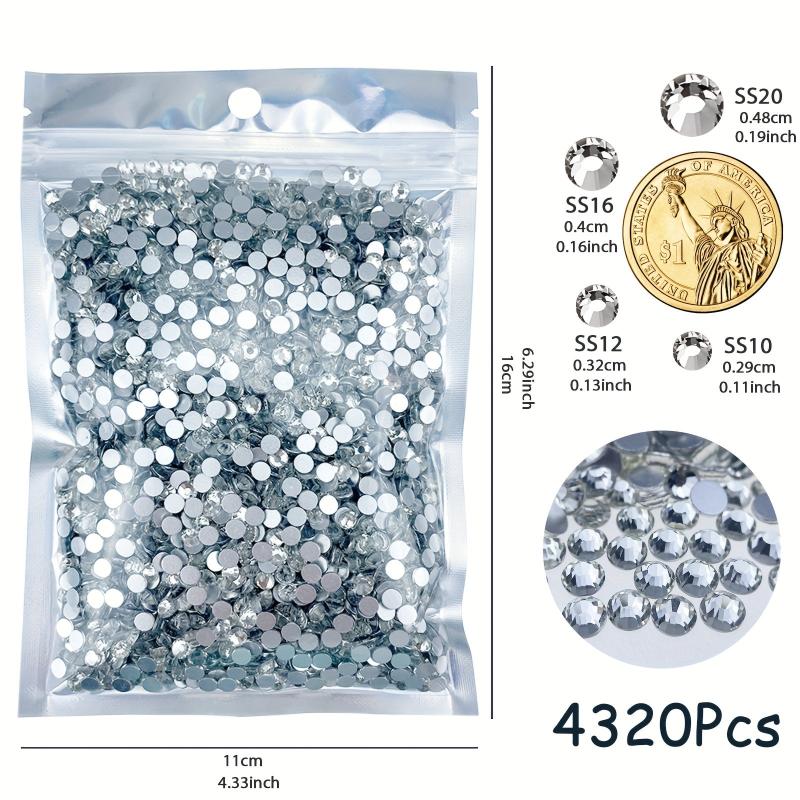 Sparkling Rhinestones Kit for Nail Art and DIY Crafts