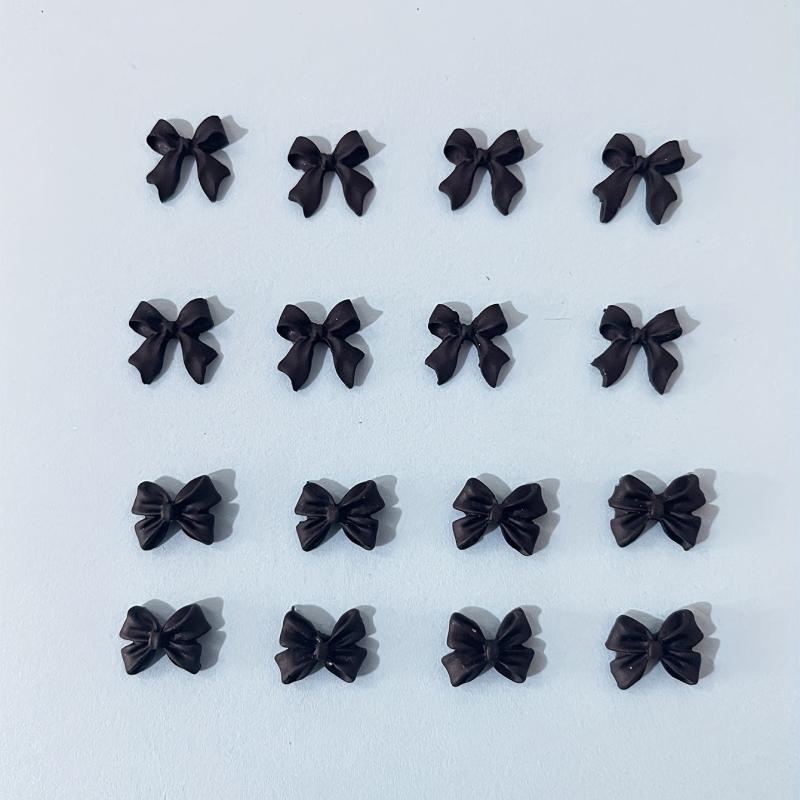 Bow Tie Nail Charms for Women DIY Nail Art Decals