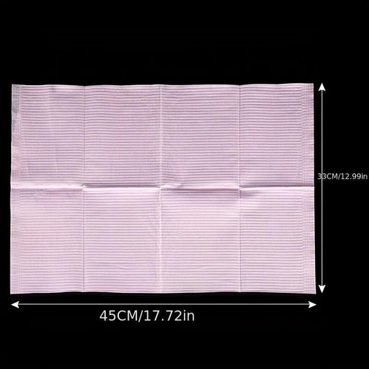 5 pcs Waterproof Disposable Nail Art Table Towels Pink
