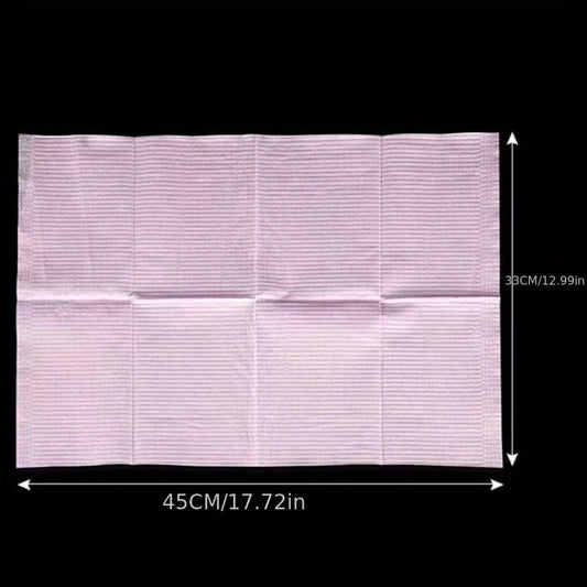5 pcs Waterproof Disposable Nail Art Table Towels Pink