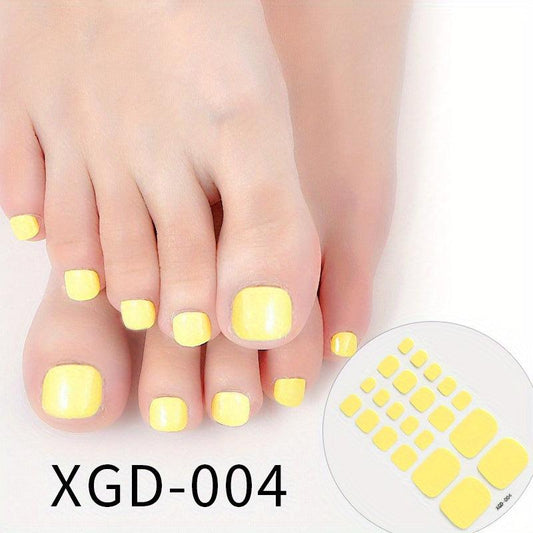Waterproof Toenail Polish Strips For Women
