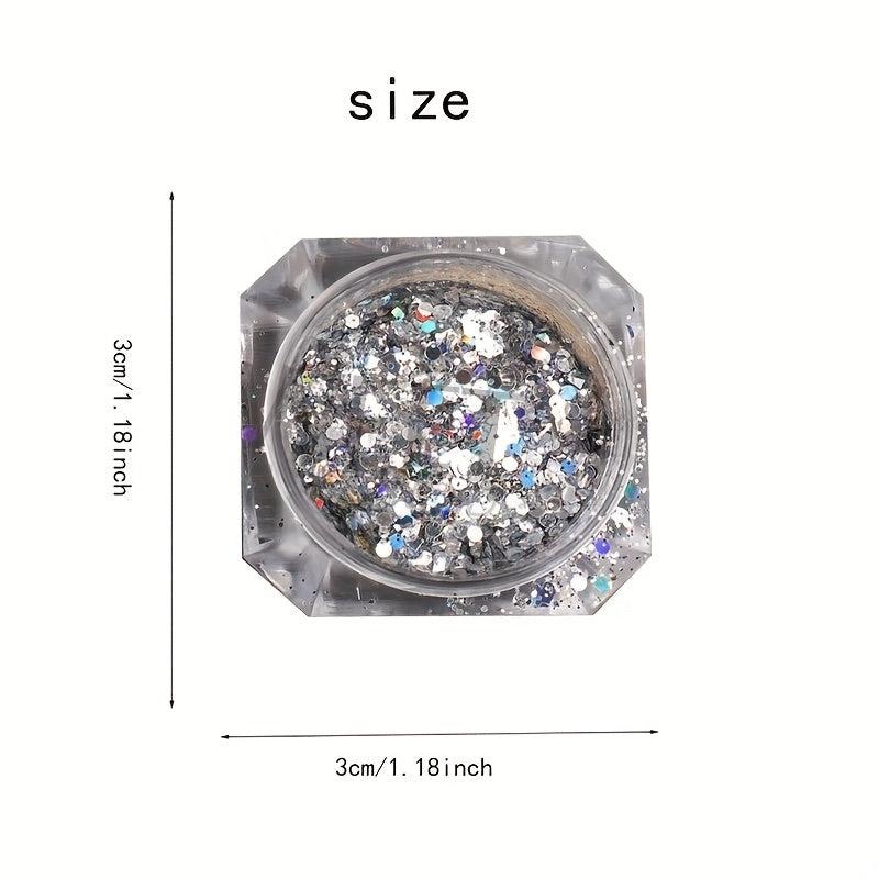1pc Glitter Holographic Nail Art Sequins Flakes DIY Makeup Party Supplies