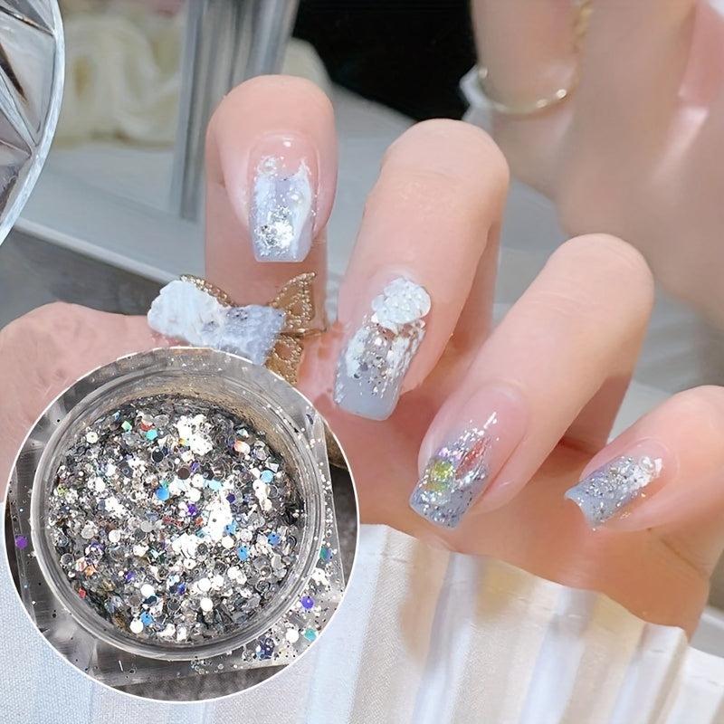 1pc Glitter Holographic Nail Art Sequins Flakes DIY Makeup Party Supplies