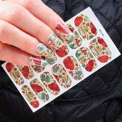 Self Adhesive Nail Art Decal Strips for Spring & Summer Look