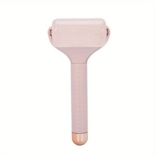Portable Ice Roller for Skin Care and Lifting Pink ABS Handheld Massager