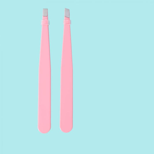 2pcs Precision Eyebrow Tweezers Splinter Facial Hair Removal