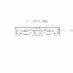 Fixable Eyebrow Stencil Grooming Shaper Template Reusable