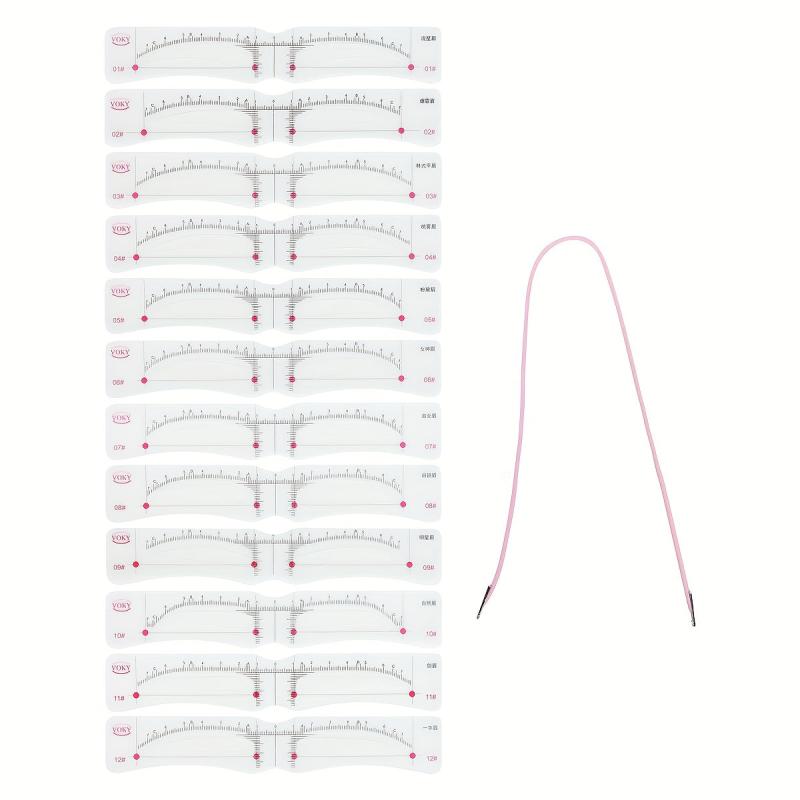 Fixable Eyebrow Stencil Grooming Shaper Template Reusable