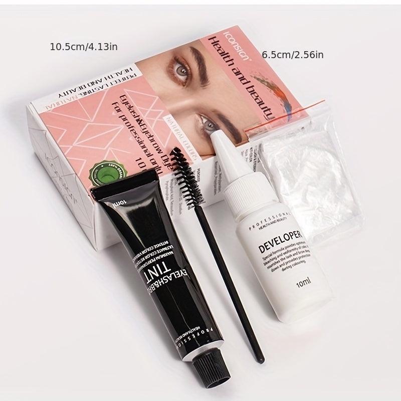 Long Lasting Eyebrow Tinting Kit for Defined Brows
