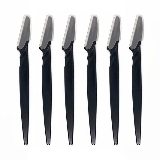 12 Pcs Eyebrow Razor Facial Razor Eyebrow Grooming Tool Stainless Steel
