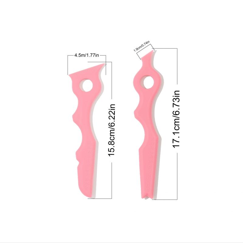 Silicone Beauty Ruler For Eyeshadow & Lipstick - Eyeliner Guide Template