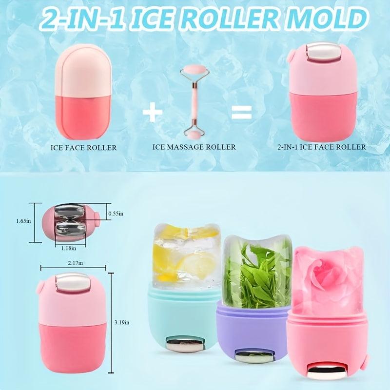 2-in-1 Ice Roller for Face & Eye Puffiness Relief
