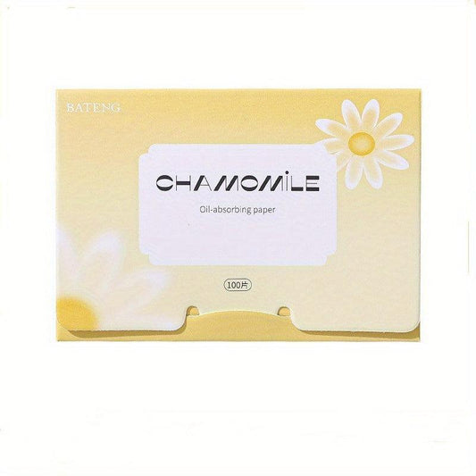 100 Bamboo Charcoal Absorbing Tissues Face Blotting Sheets for Skin Care