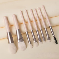 8pcs Makeup Brushes Set With Bag Travel Makeup Brush Kit