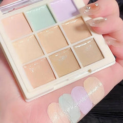 9 Colors Eye Concealer Palette Correcting Skin Tone