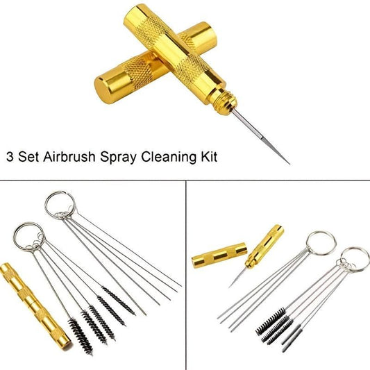 Airbrush Cleaning Kit Glass Cleaning Pot With Holder And Cleaning Tools