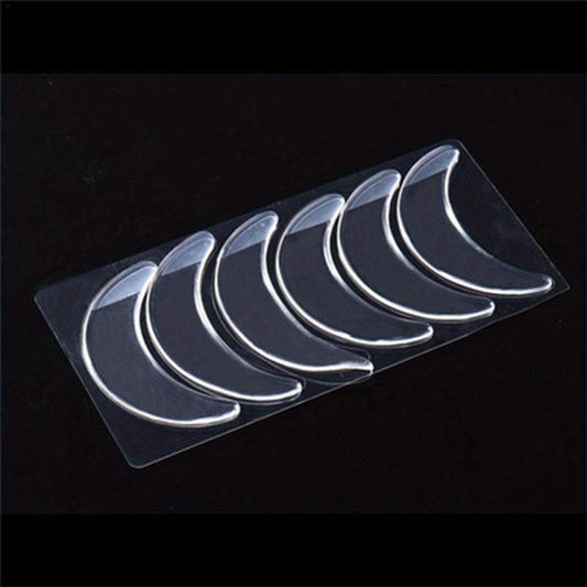 6 Silicone Eye Wrinkle Pads for Smoothing, Reusable Under Eye Patches