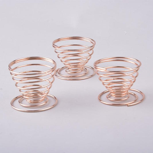 2pcs Metal Makeup Sponge Holder Spring Makeup Puff Storage Rack