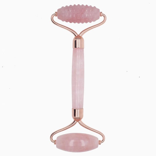 Natural Quartz Jade Roller For Face Massage Gua Sha Scraper Gift