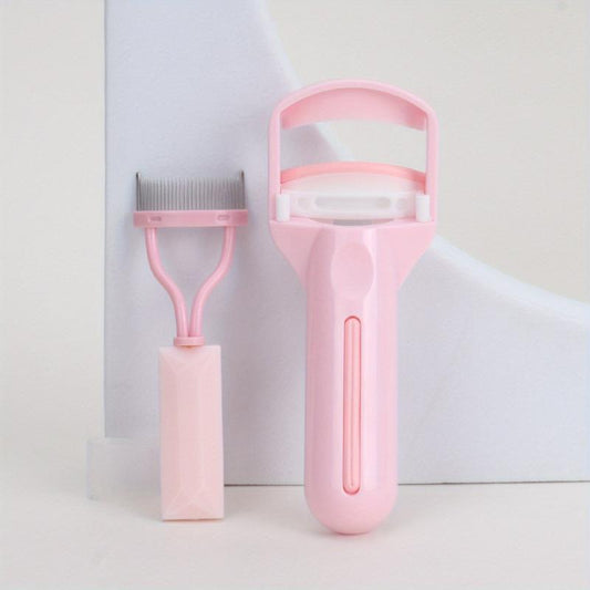 Eyelash Curler Comb Set Natural Effects Press Type Eyelash Curler